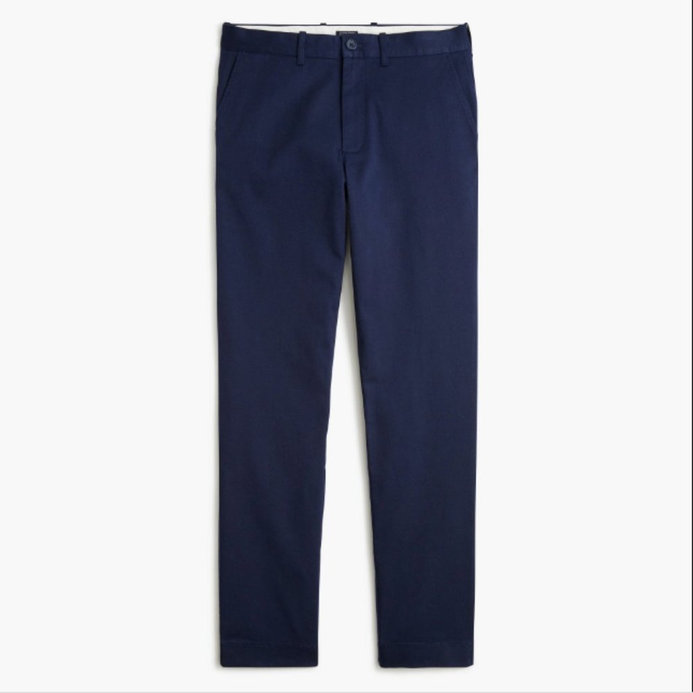NWT J. Crew Athletic Slim Flex Mens 29 and 33 Navy Blue Preppy Chino Pants
